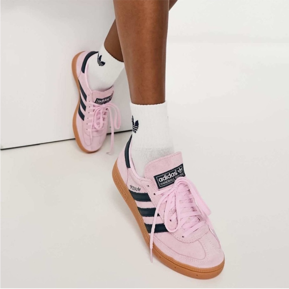 adidas Handball Spezial W Clear Pink / Arctic Night / Gum - Picture 2 of 12